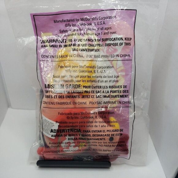 Ty Teenie Beanie Babies 1993 Strut The Rooster - Picture 2 of 4